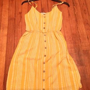 Small yellow Wishful Park spaghetti strap dress